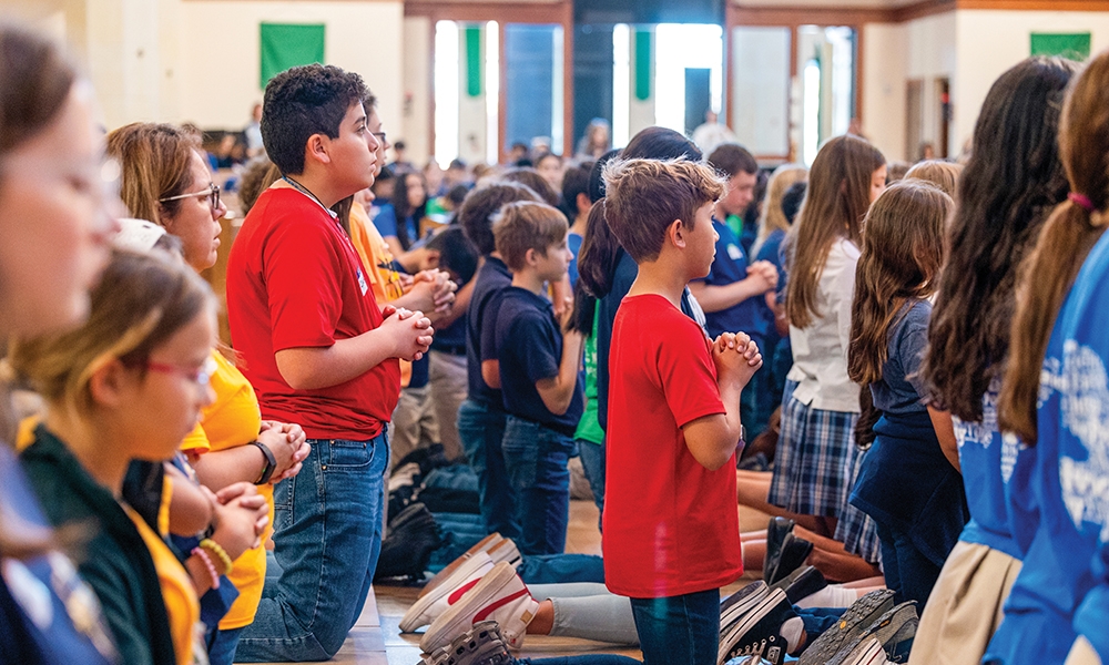 Rally focuses hundreds of middle schoolers on Jesus