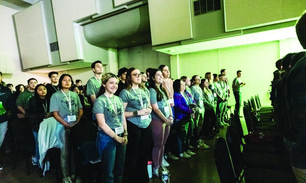 Teens from around the diocese attended the Diocesan Catholic Youth Conference in Waco.
