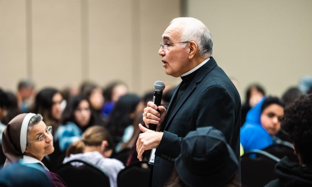 Teens from around the diocese attended the Diocesan Catholic Youth Conference in Waco.