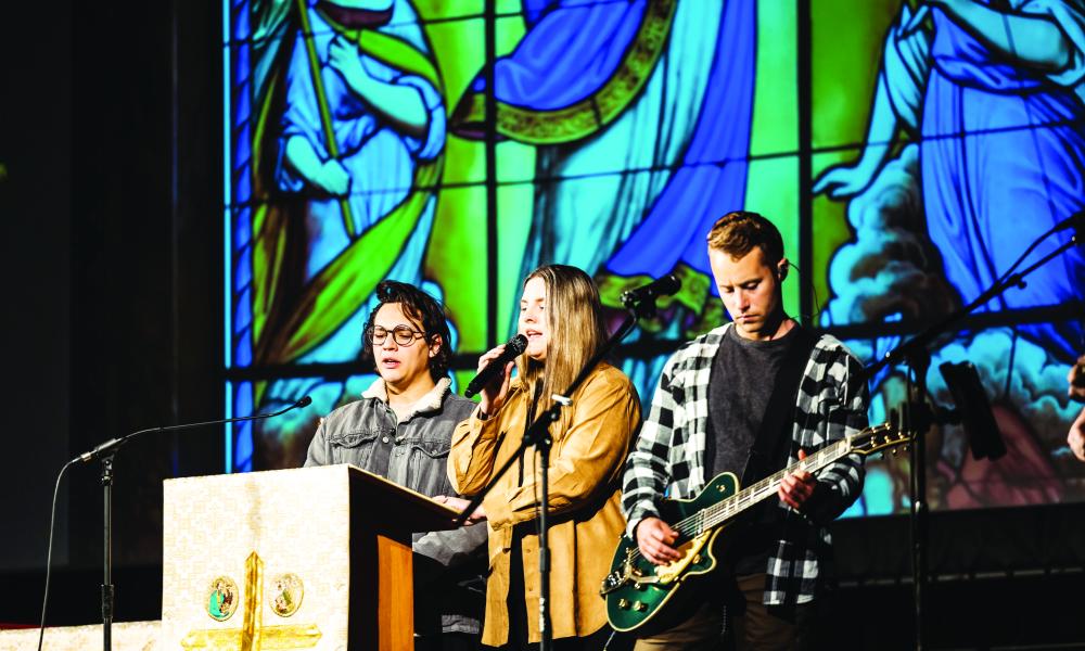 Teens from around the diocese attended the Diocesan Catholic Youth Conference in Waco.