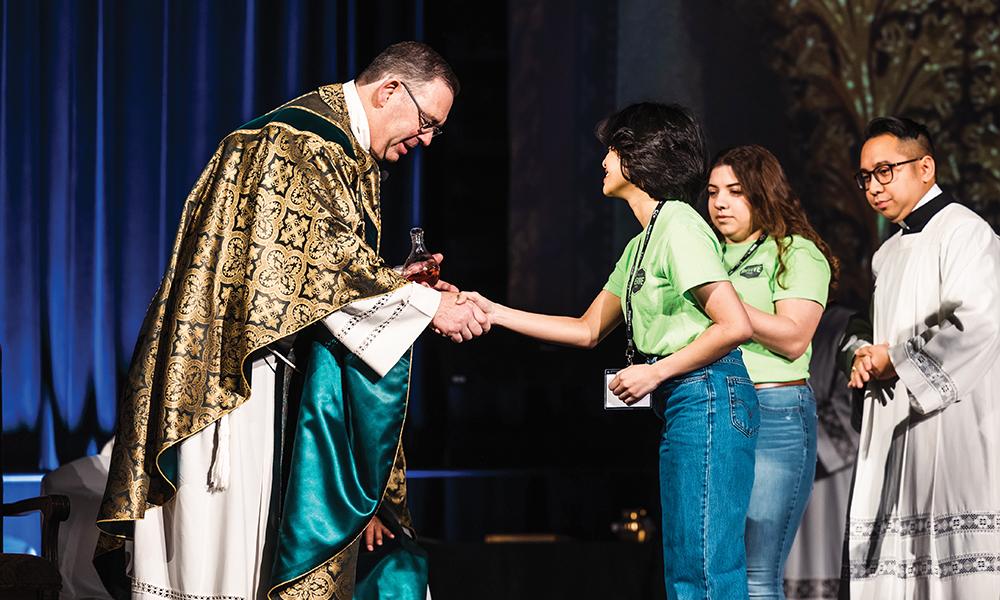 Teens from around the diocese attended the Diocesan Catholic Youth Conference in Waco.