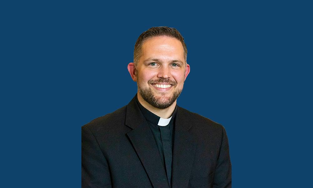 Father Craig DeYoung, pastor of St. Louis King of France Parish in Austin