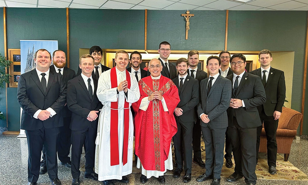 12 men enter formation for the priesthood