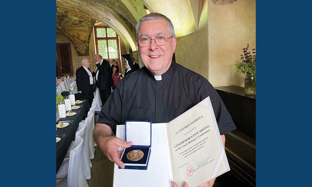 Local priest honored by Czech bishops