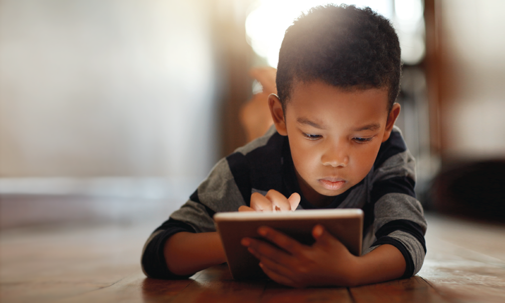 He says: Too much screen time since COVID!