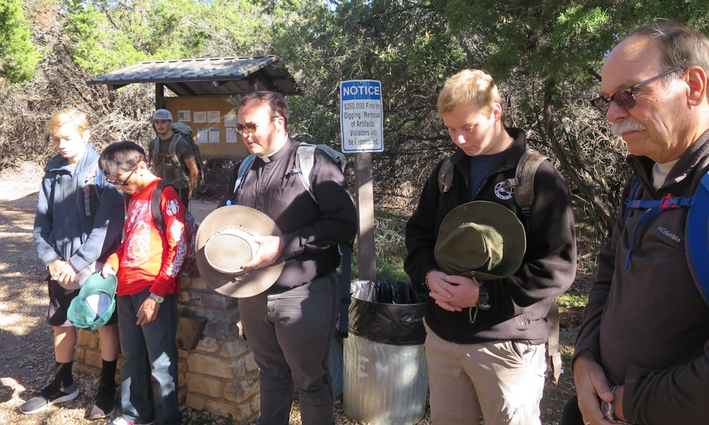 Scouting hike takes the faith outdoors