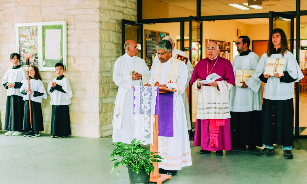 St. Paul Parish in Austin breaks ground on new church