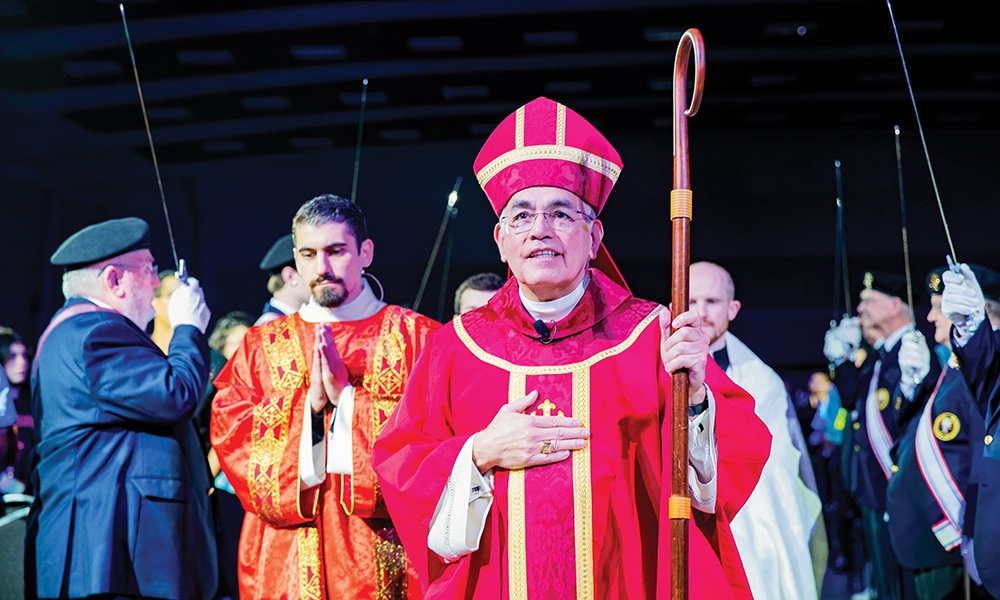 El Obispo Vásquez agradece a la gente de la Diócesis de Austin