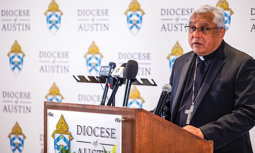 Bienvenido de regreso a Austin, Obispo Garcia
