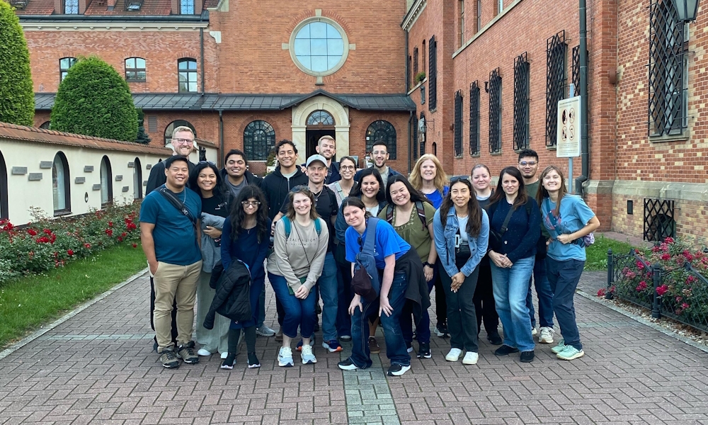 Young adults walk in the footsteps of the saints 3