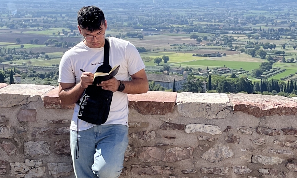 Young adults walk in the footsteps of the saints 4