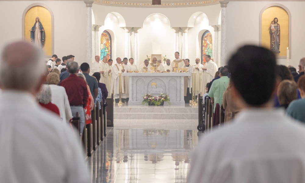 New sanctuary is blessed at St. Paul Parish in Austin 2
