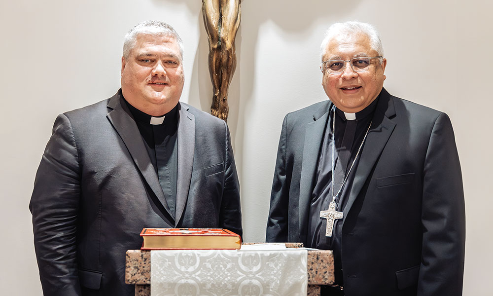 Vicar general is learning, adjusting to his new role