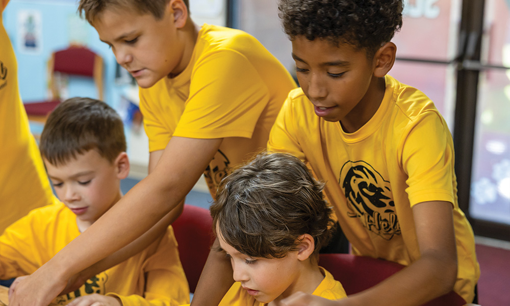 Students learn virtues, leadership skills at St. Helen Catholic School