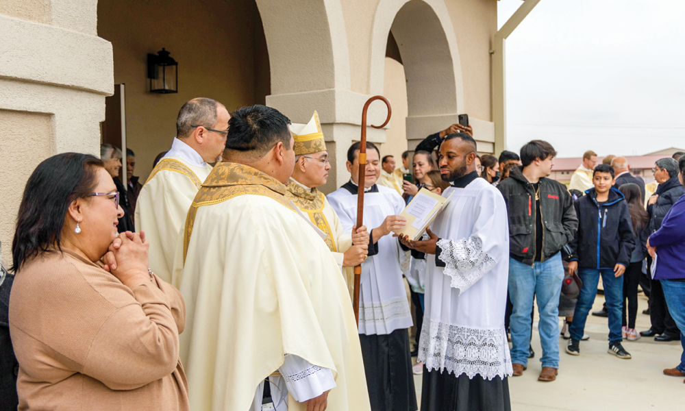Church dedication in Manor, Diocese of Austin