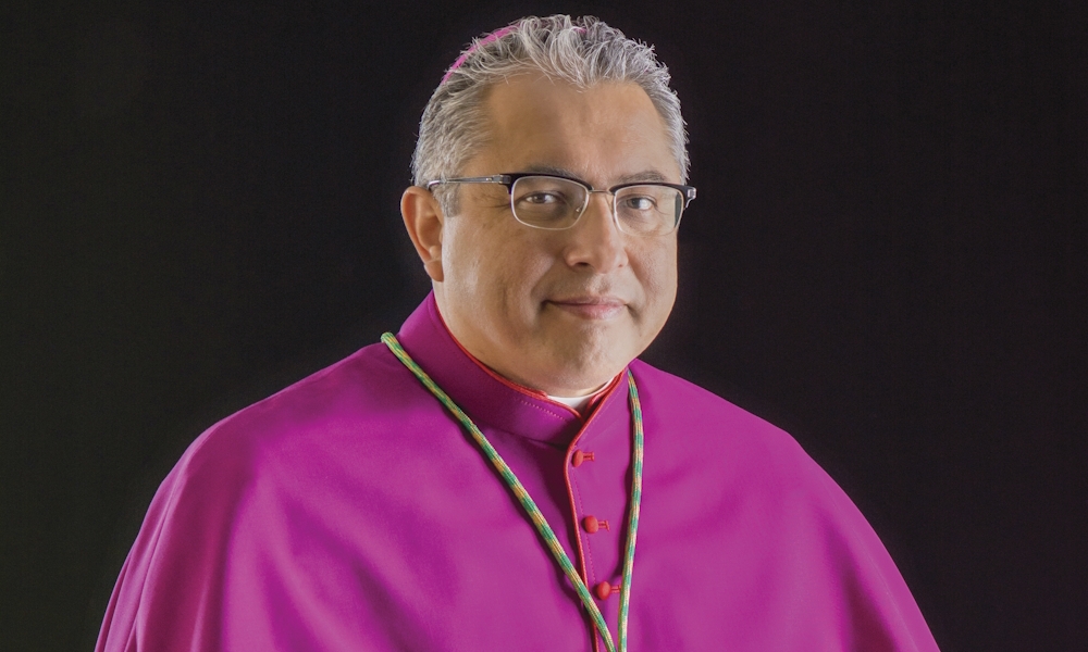 Welcome home, Bishop Garcia