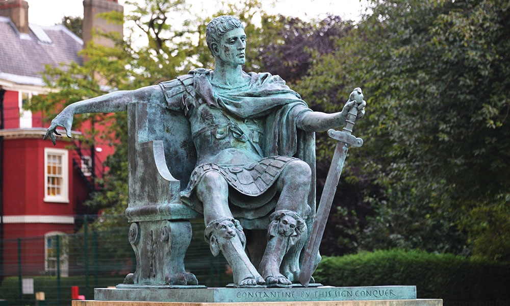 St. Constantine was first Christian emperor of the Roman Empire