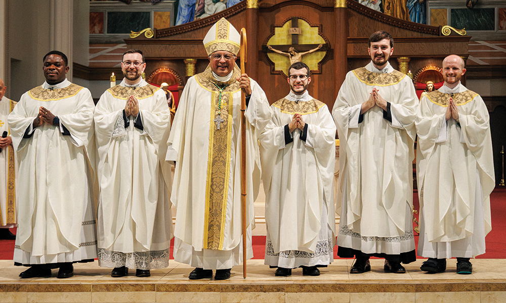 Diocese welcomes five  newly ordained priests