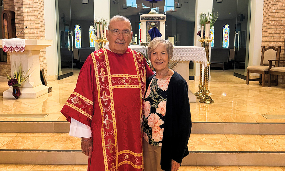 Deacon Klement seeks to lead people to Christ
